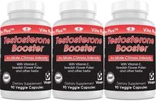 3 Pack Vita Plus Testosterone Booster 90 Vcaps
