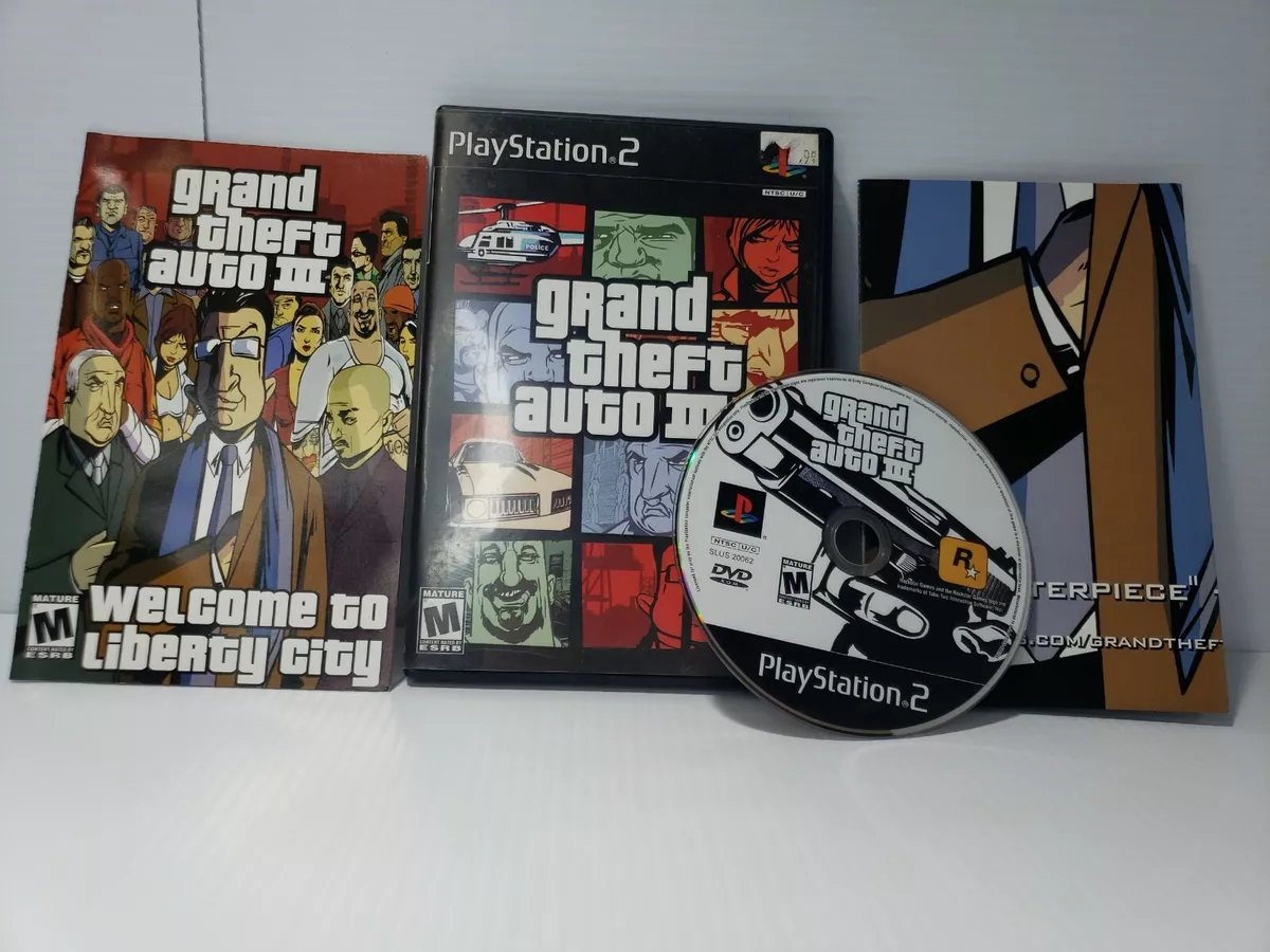 Jogo Grand Theft Auto Gta 3 Iii Ps2 Original Europeu Complet - Escorrega o  Preço