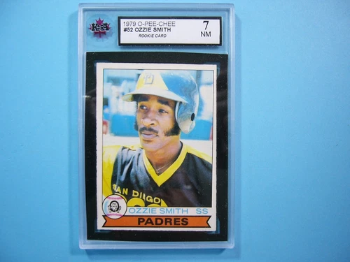 1979 O-PEE-CHEE MLB BASEBALL CARD #52 OZZIE SMITH ROOKIE RC KSA 7 NM SHARP!! OPC