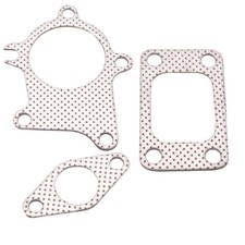 A Set T3 Turbo Ihi T3t4 Holset Turbocharger Gasket 5 Bolt Downpipe Combo Kit Us