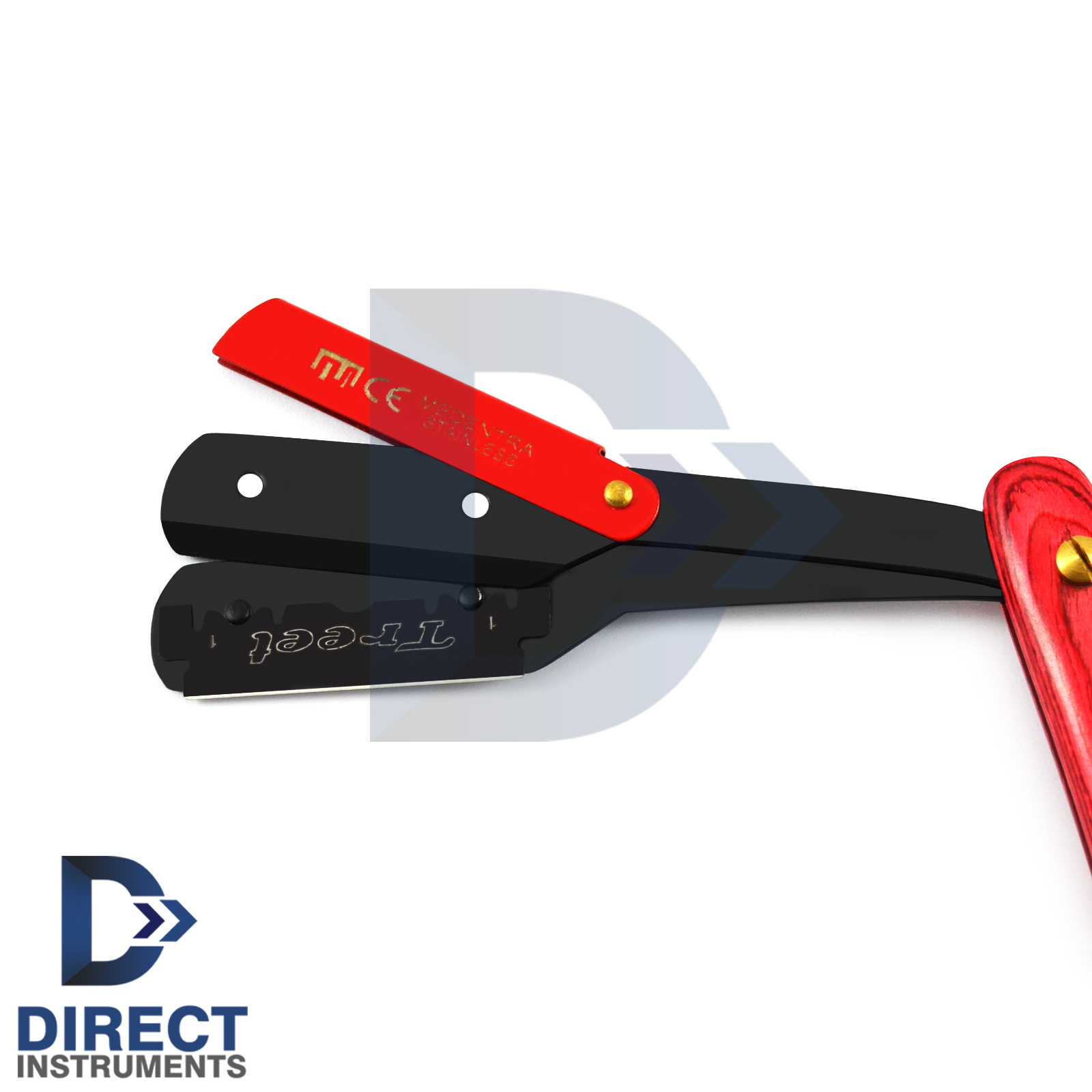 Salon Hair Dressing Razor Shaving Thinning Feathering Cut Throat Safety +Blades