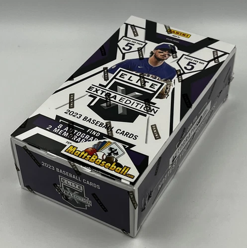 2023 Panini Elite Extra Edition Baseball Factory Sealed Hobby Box 5 packs/5cards