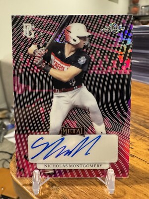 NICK MONTGOMERY 2023 LEAF PERFECT GAME ALL AMERICAN CLASSIC RC AUTO #/20   