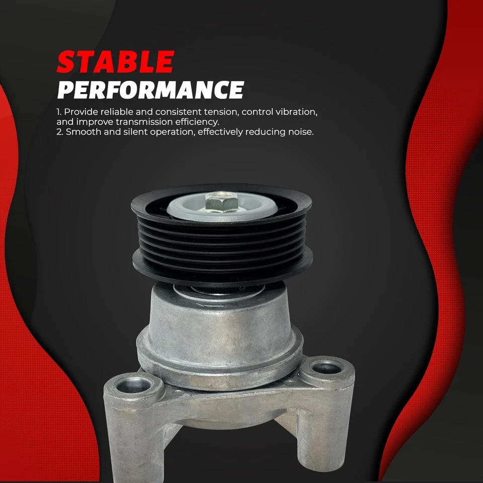 Belt Tensioner 12609719 Fit 09-14 Chevrolet Express GMC Sierra Cadillac Escalade Foto 4 de 4