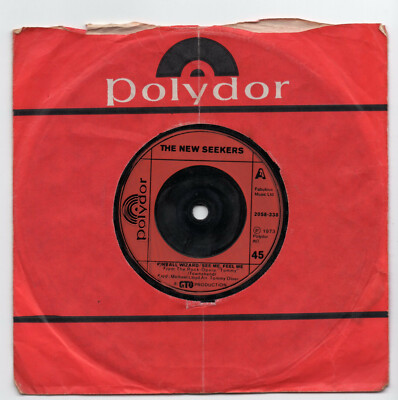 (U956) The New Seekers, Pinball Wizard/See Me Feel Me - 1973 - 7 inch vinyl