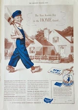 1942 National Lead Company Vintage Ad Dutch boy New Ready Mixed