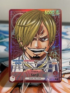 Sanji One Piece Card | eBay