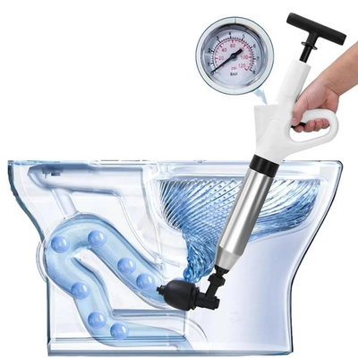 #ad #ad High Pressure Air Drain Blaster Plunger Equipped with 360° White $35.09