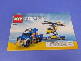 Lego Creator: Model: Traffic: Transport Truck Set 5765 - w/ Instructions
