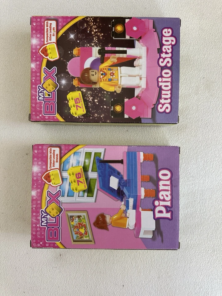 🔥FREE SHIPPING🔥Studio Stage & Piano 75 Toy Play Set Blocks - Image 2 of 2