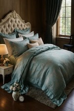 LUXURY THAILAND SILK - King Size Silk/Cotton Bedding Sets