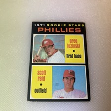 1971 Topps Baseball Card #439 Rookie Stars Phillies Greg Luzinski & Scott Reid. rookie card picture