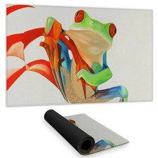 Begin Home Decor C1DM142472UV6I 14 x 24 in. Animals Blue Reptile Desk Mat - R...