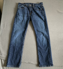 Levi  s 559 Relaxed Straight Fit Jeans Men's 32x32 Fit 32x31 Blue Denim Casual