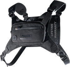 Water Resistant Running Vest Chest Pack Phone Holder Lightweight Reflective