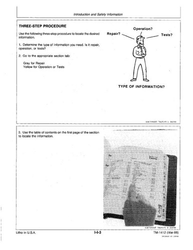 John Deere 400G Crawler Bulldozer Service Manual Repair Shop Technical Book - Picture 7 of 24