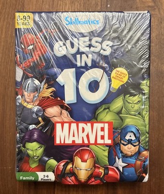 NEW  Skillmatics ''Guess in 10 - MARVEL'' Card Game for 2-4 Players Ages 8+