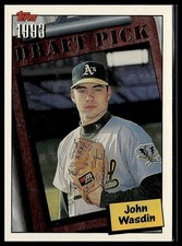 John Wasdin *ROOKIE CARD* (RC) 1994 Topps #749. rookie card picture