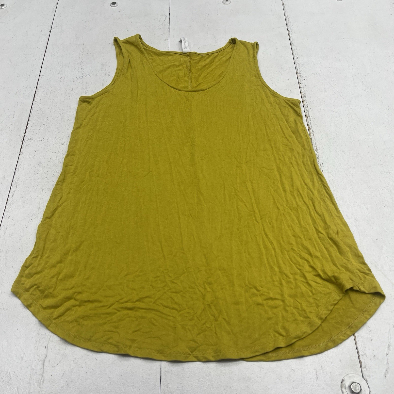 Zenana Premium Solid Yellow Basic Sleeveless Tank… - image 1