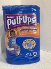 2007 Vintage Huggies Pullups Boys 4-5T Cars 19ct
