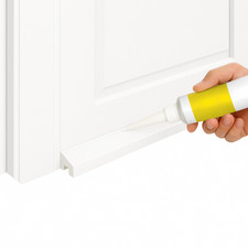 uPVC Door Weather Bar – Peel & Stick Rain Deflector/Drip Board for External Door