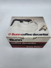 Vintage Bunn Easy Pour Glass Coffee Decanter Carafe Black Handle NEW IN BOX NOS