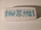 Pyrex Blue White Amish Butterprint Butter Dish "LID", Lid Only LQQK