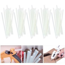 _100pcs 7 X 200mm Hot Melt Glue Sticks Transparent DIY Craft Repair Hot Melt 0.25 per stick