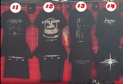 The Weeknd After Hours Til Dawn Stadium Tour 2026 Merch Sorayama T