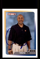 Signed Basketball Card Auto Mario Elie 2005-06 Topps Total #378 Warriors