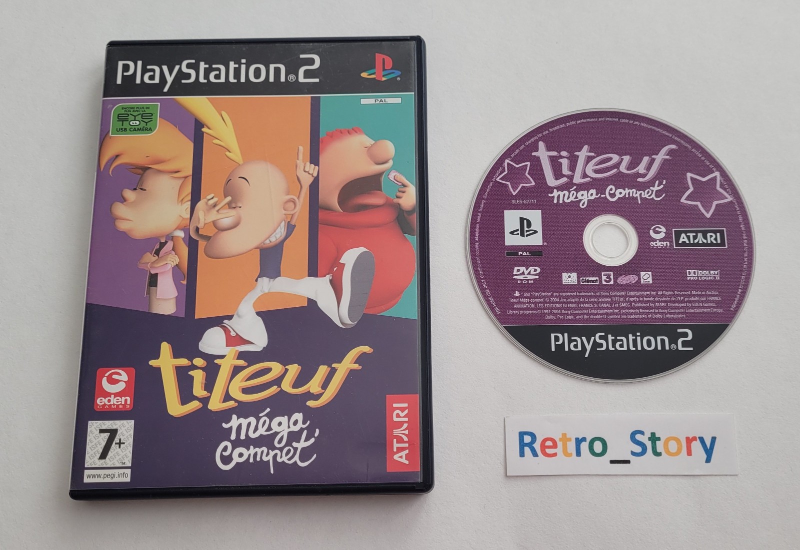 Sony Playstation PS2 - Titeuf Méga-Compet' - PAL - FR