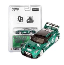 Mini GT LB WORKS Nissan GT-R R35 XLARGE Exclusive Green 1/64 Diecast Japan white