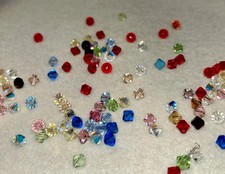 100-neue Swarovski-Kristalle-bunter Mix-ca 6 mm-gepflegt-siehe bitte Fotos-