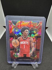 2023-24 Select - Mezzanine Level Amen Thompson #322 Red Cracked Ice Prizm (RC)