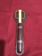 VTG  Solingen Letter Opener and Scissor Set Made in  Germany Leather case