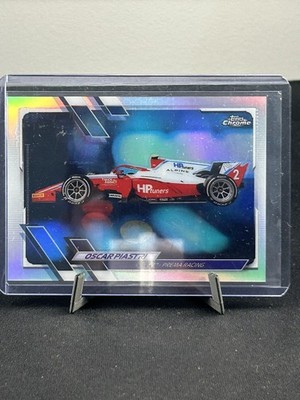 Topps Chrome 2021 F1 Formula 1 Oscar Piastri #117 Prema Racing F2 Refractor  