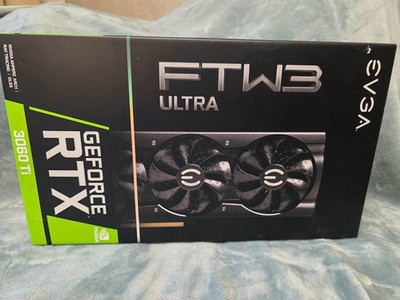 EVGA GeForce RTX 3060 Ti FTW3 Ultra Graphics Card 8GB GDDR6 Used w/ Original Box
