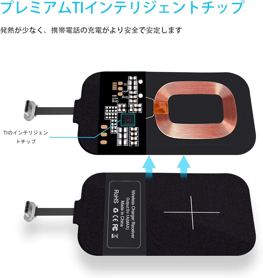 Type C Wireless Charging Receiver, Nillkin Magic Tag USB C Qi C  - Image 4 of 4