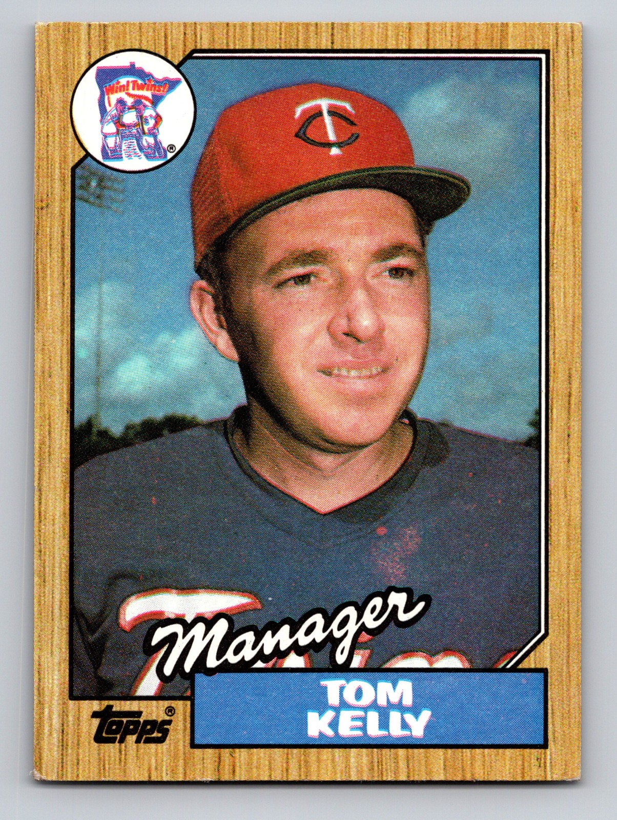 1987 Topps Tom Kelly #618