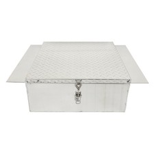 30x24x9 In-frame Truck Tool Box Between Truck Frame Rails Silver Storage Box