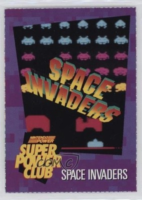 1992-95 Nintendo Super Power Club Space Invaders #158 00hi