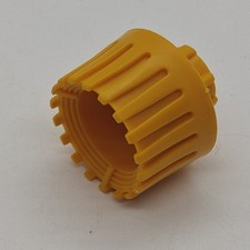 Vintage  1990 GI Joe  Cobra Hurricane VTOL Exhaust Turbine Rear Yellow Part jet