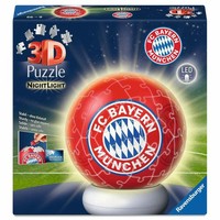 Ravensburger Puzzle-Ball FC Bayern MüNchen Nachtlicht 3D Puzzle Kinder 72 Teile