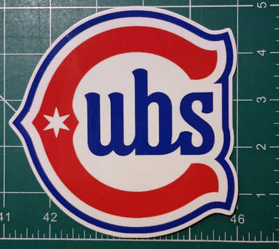 #ad Chicago Cubs City Connect Logo All Weather Decal $2.19