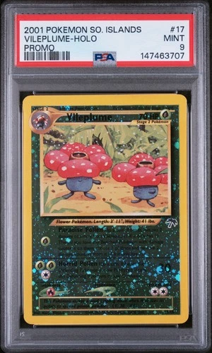 Vileplume Holo Promo Pokemon Southern Islands 17/18 PSA 9