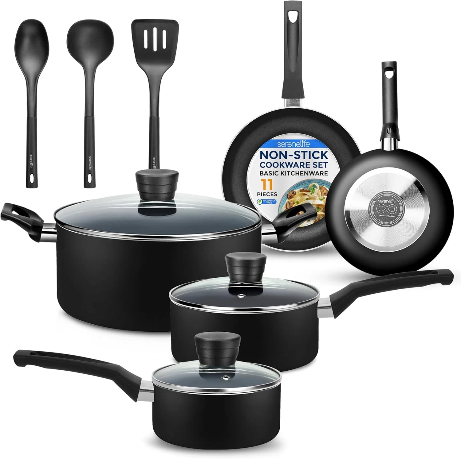 SereneLife Kitchenware Pots & Pans Basic