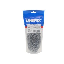Unifix Bright Oval Brad Nails 75mm 500g Bag - Box of 5