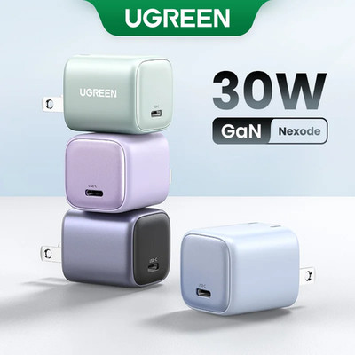 UGREEN GaN 30W Fast Charger PD 3.0 USB-C Samsung iPad Pro Type-C Charger
