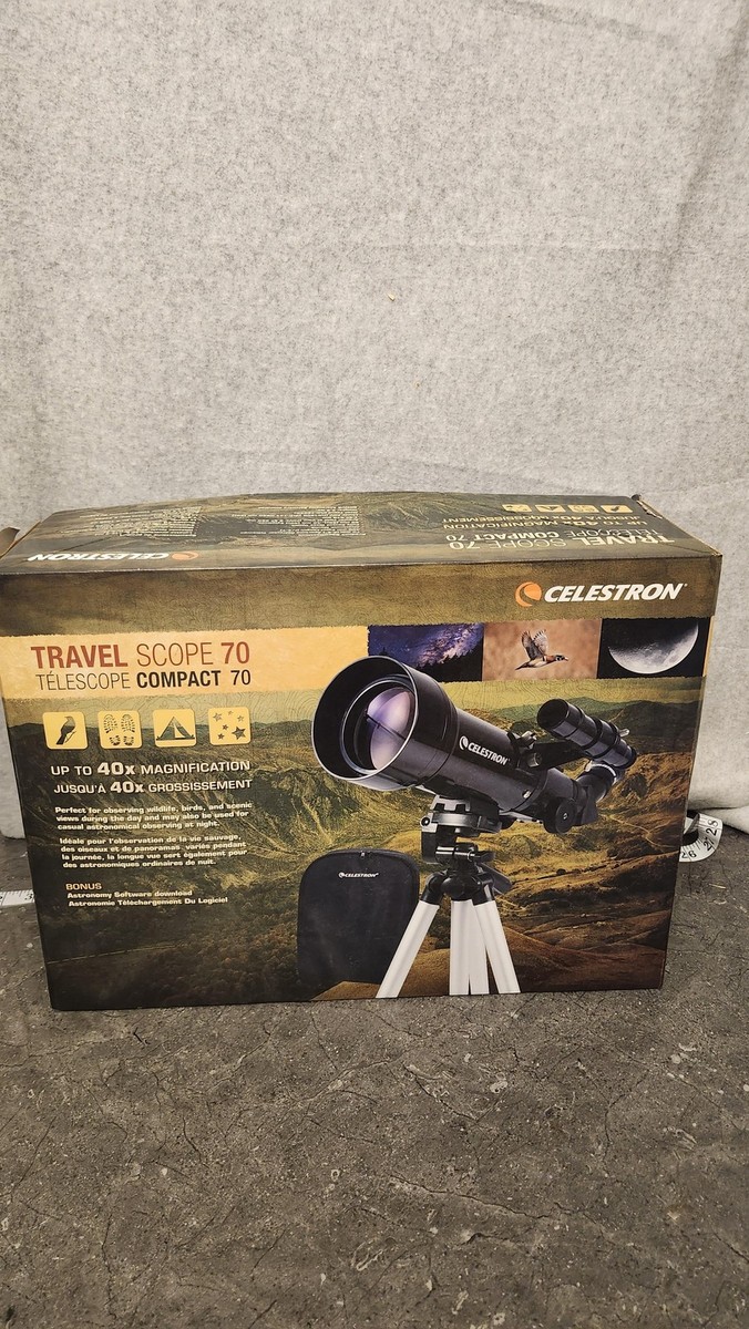 Celestron Travel Scope 70 Discount Celestron Telescopes Celestron Travel  Scope 70 Portable Refractor Telescope Kit Tripod