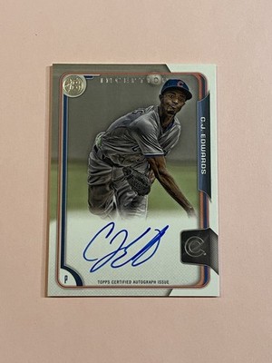 Carl CJ Edwards 2015 Bowman Inception Inceptionized Auto Autograph #2